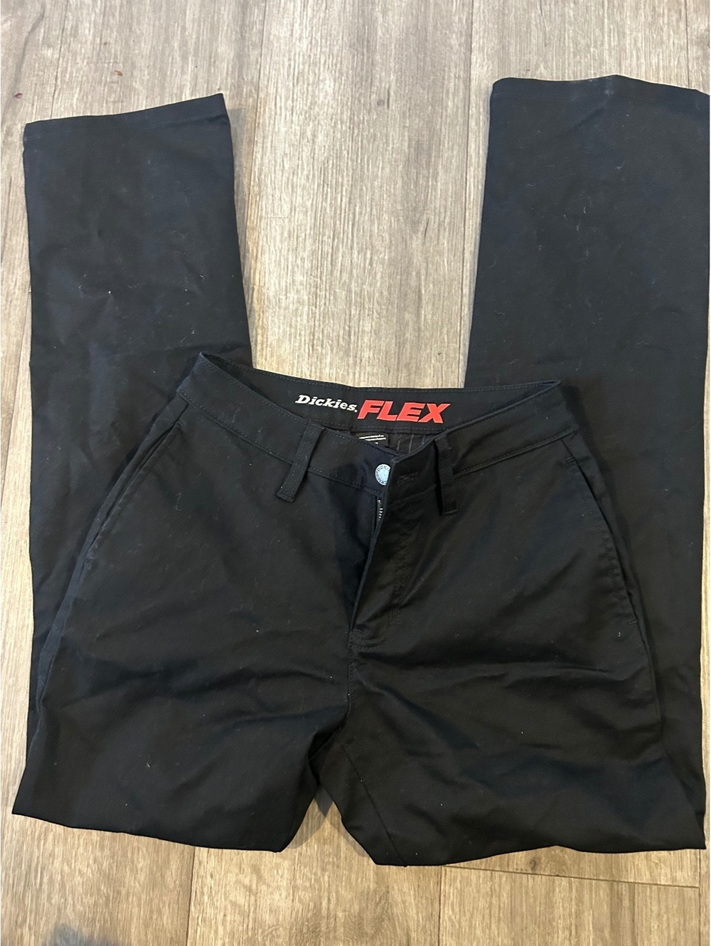 Dickies FLEX Black Work Pants Size 24R Straight Leg